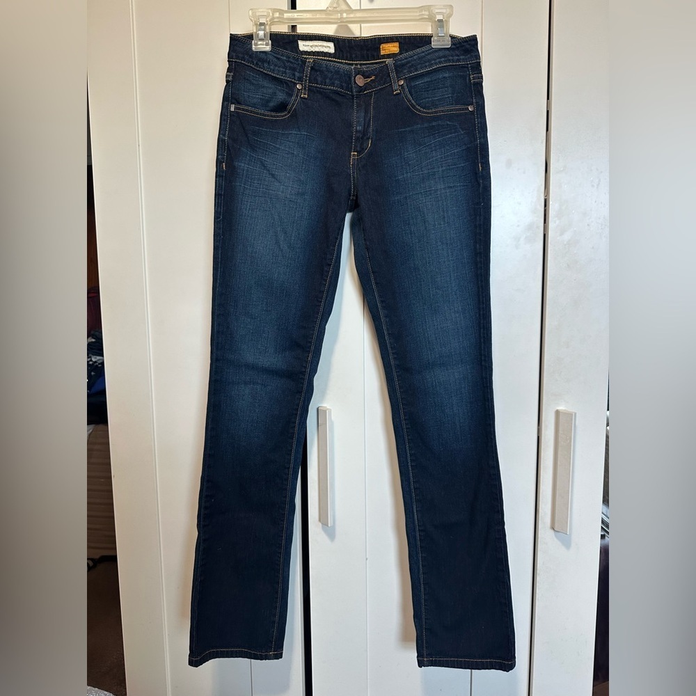 Pilcro and The Letterpress Women's  Low Rise Straight Jeans